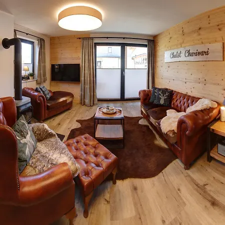Chalet Charivari Mit Whirlpool, Sauna & Garten