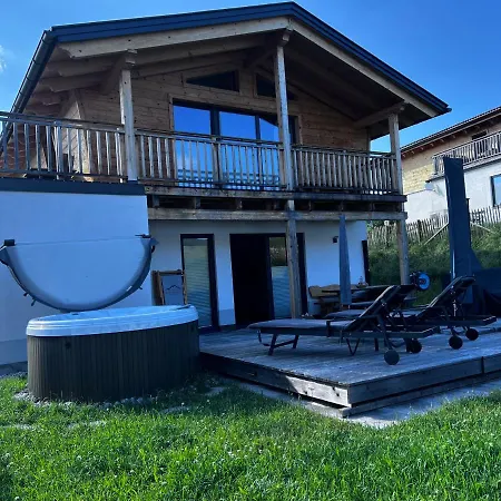 Chalet Charivari Mit Whirlpool, Sauna & Garten